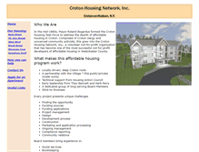 Tablet Screenshot of crotonhousing.org